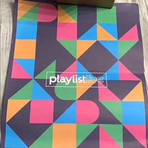 Playlist live 2020 multi color poster
